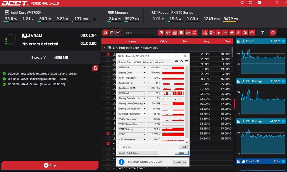 Видеокарта rx570 4gb Gigabyte
