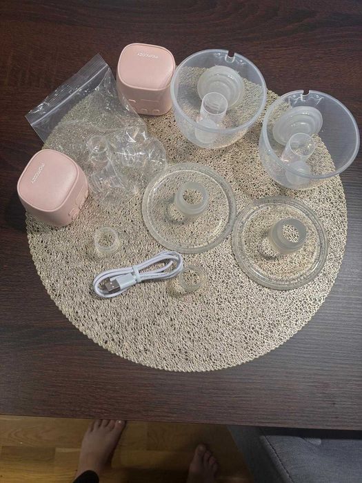 Laktator MOMCOZY S9 PRO Podwójny Różowy