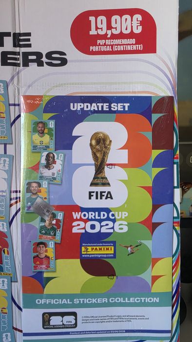 Caderneta Completa Panini Mundial 2026 + Extras