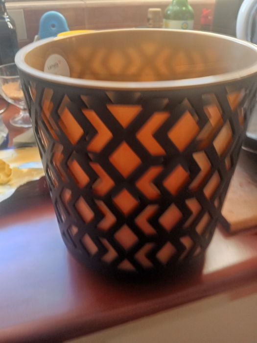 Doniczka z osłąką śr19cm,wys 21cm