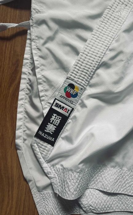 Kit Karate Kumite SMAI Inazuma - 2 Casacos + 1 Calças (WKF Approved)