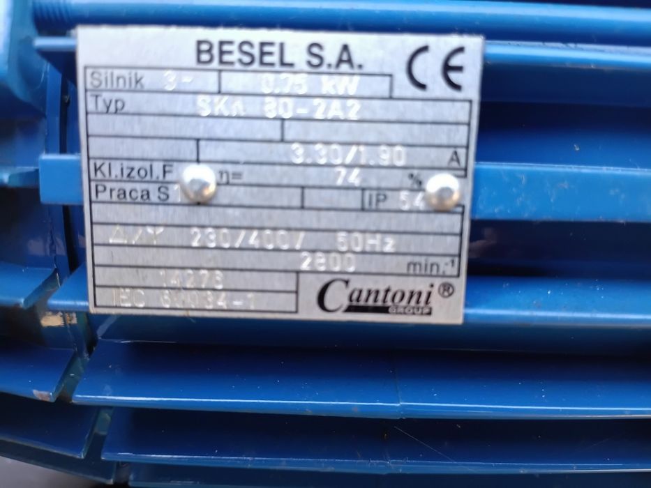 Nowy silnik besel 0,75kw