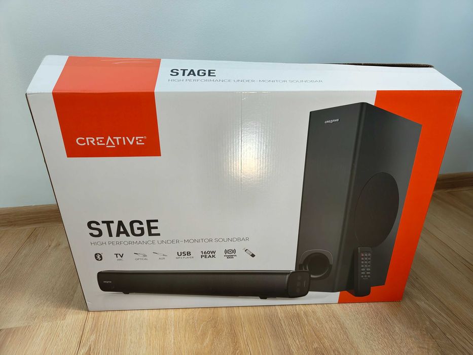 Creative stage 2.1 Soundbar i Subwoofer