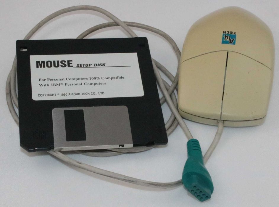 Mysz A4Tech z kulką - dla kolekcjonerów.