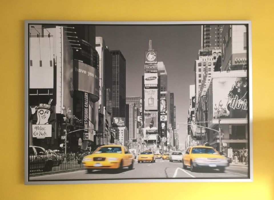Quadro Ikea - Taxis em Times Square Nova Iorque