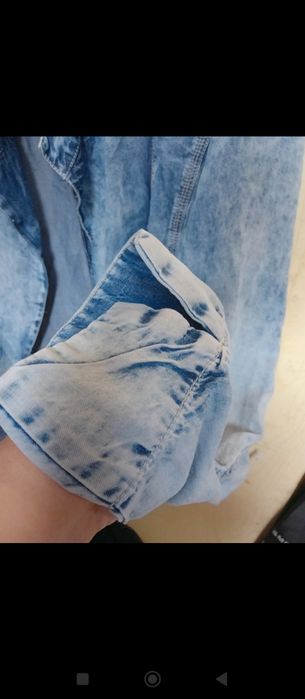 Cienka narzutka jeans