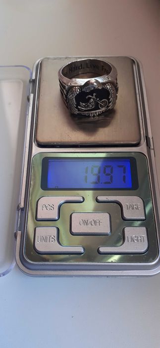 Sygnet-pierścień Harley Davidson Srebro 925 W.20 gram.