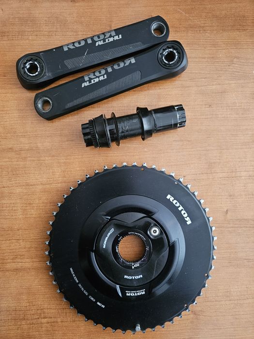 Potênciametro Rotor com pedaleira 165mm