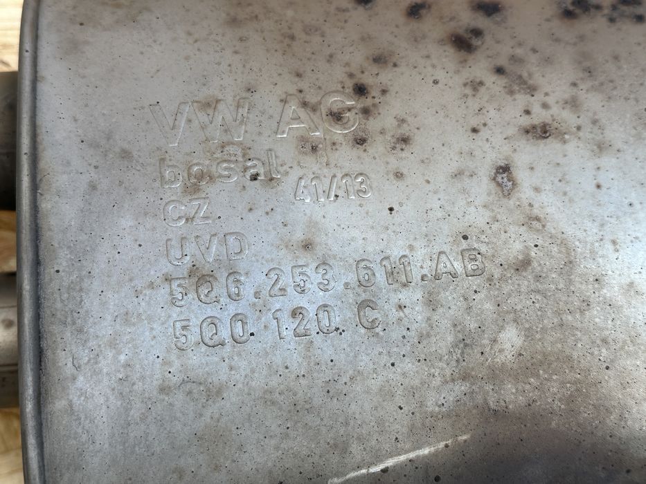 AUDI A3 8V 5D SLINE Sportback TDI Quattro Wydech końcowy tłumik