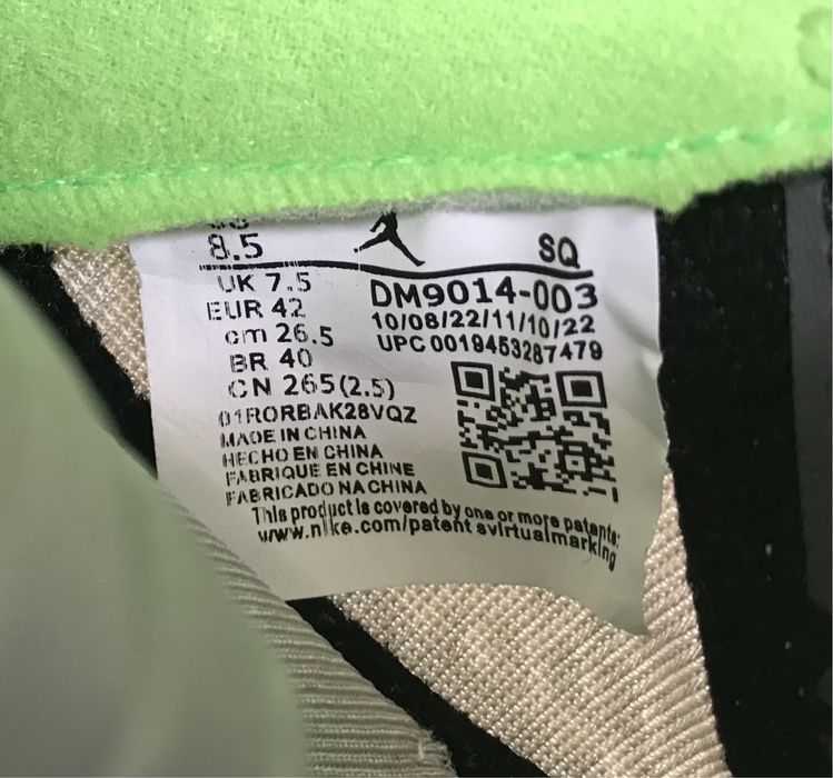 Jordan 5 Retro Green Bean 41-45