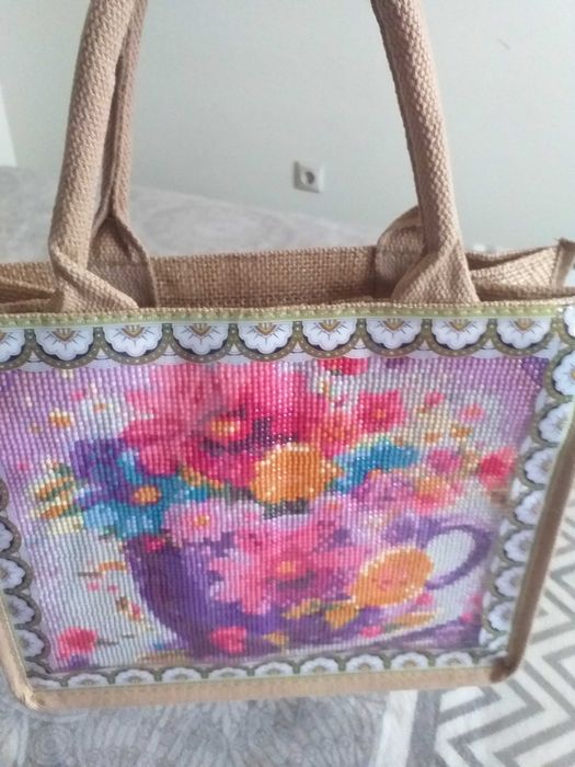 Saco Tote Pintura de Diamantes