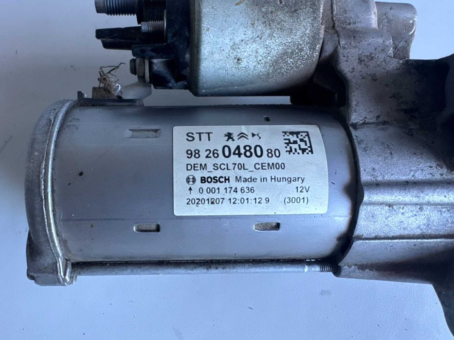 Motor de arranque Citroen Jumper / Peugeot Boxer 2.2BlueHDI 140cv – REF: 9826048080 – 0001174636