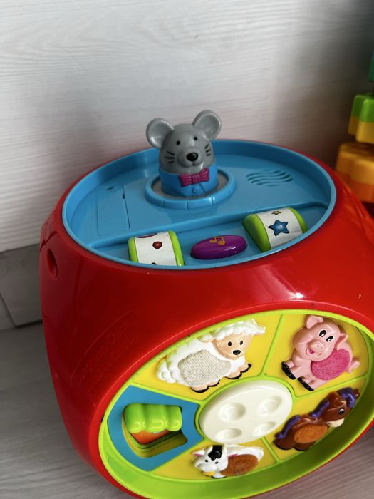 Лот Дитячі іграшки детские игрушки kiddiland куб слон циркач пірамідка винтова