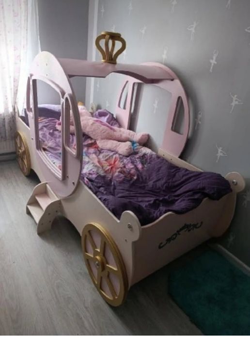 Łóżko Karoca-różowa