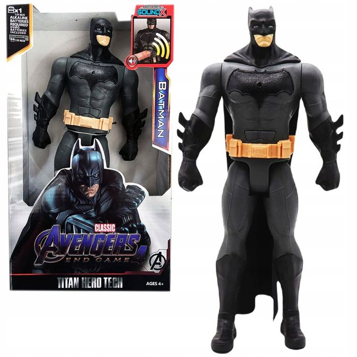 Batman Dc 30cm Interaktywna Duża Figurka Dźwięk - Idealny Prezent