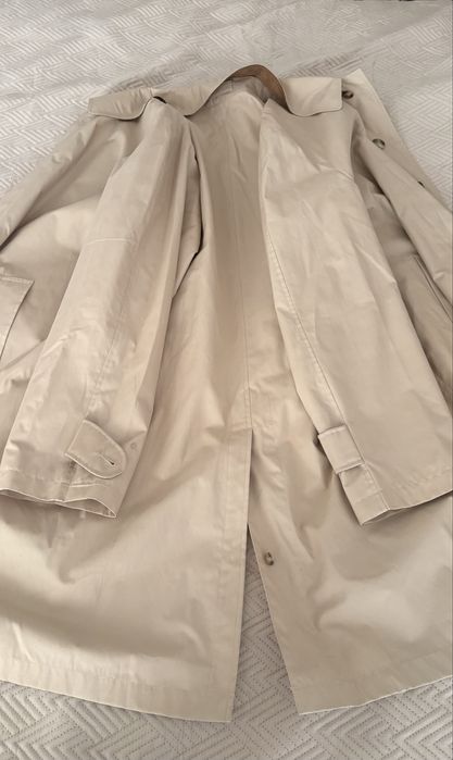 Cortefiel Gabardine Masculina Bege XL Como Nova Forro