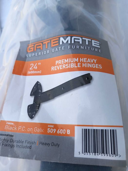 Zawiasy ozdobne metalowe masywne dł 600 mm 2 sztuki