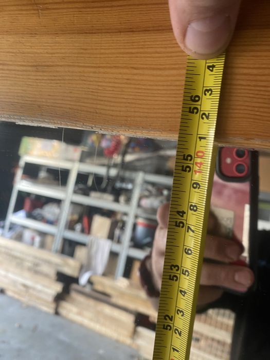 Lustro rama drewniana 160x85 duże