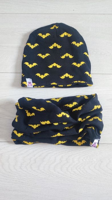 Zestaw czapka plus komin Batman