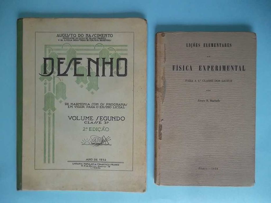 Conjunto de 26 manuais escolares desde 1903