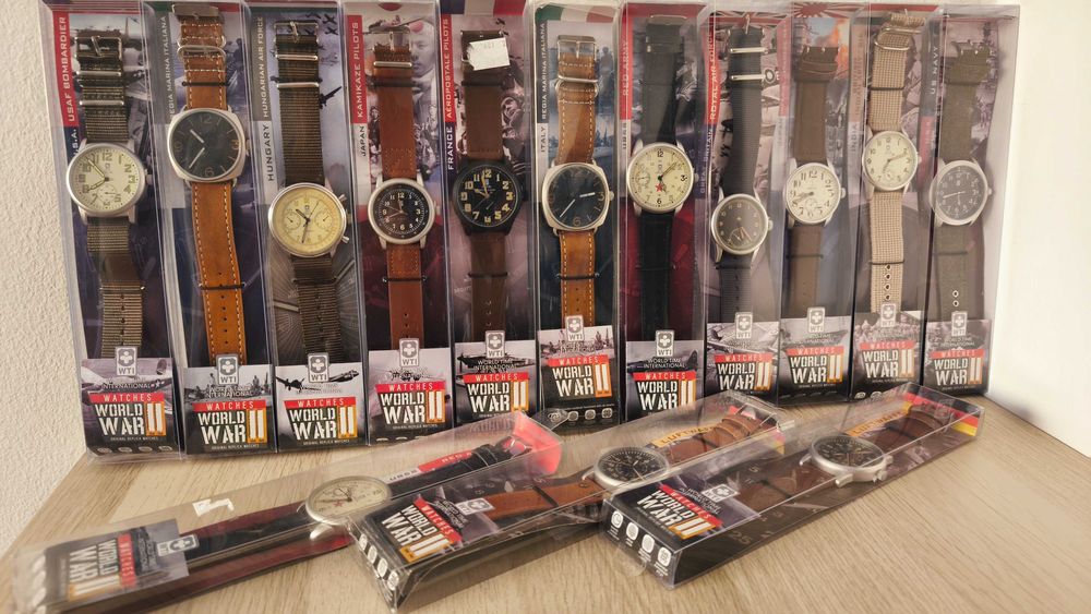 Coleção Relógios Militares WWII – Réplicas Autênticas Field e Aviator