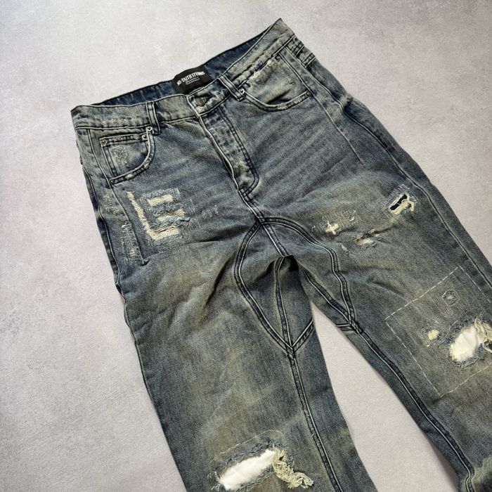 Джинсы широкие No Faith Studios distressed archive