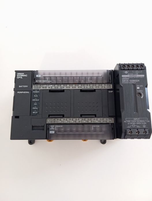 PLC omron sysmac cpl1l e fonte