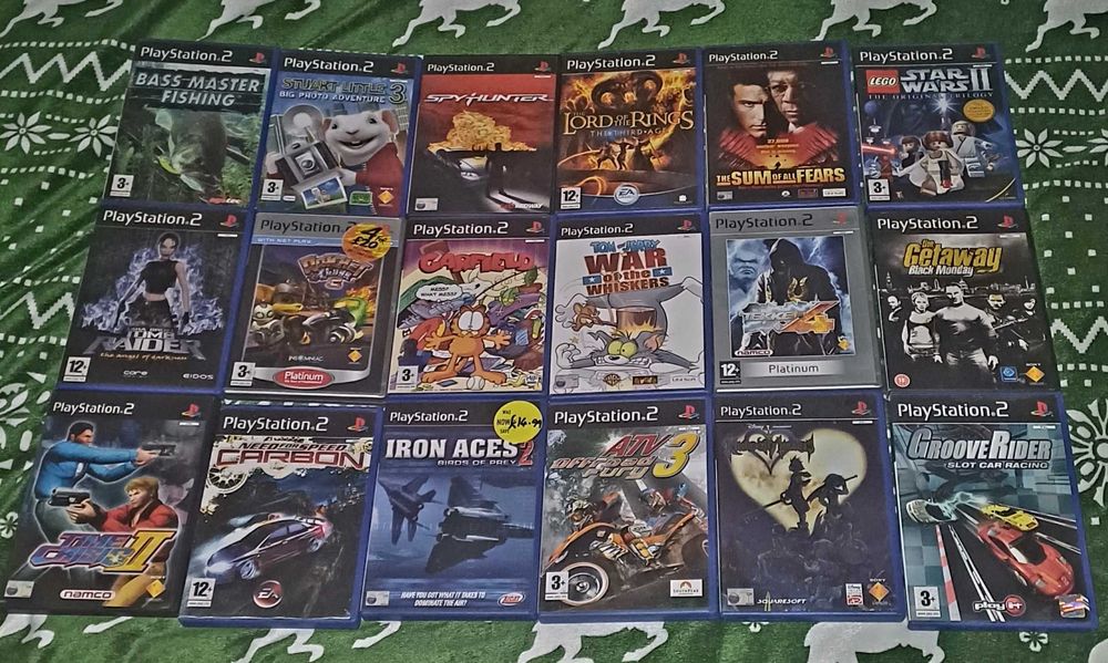 gry PS2 Playstation 2NFS Tekken Tomb Raiden Lego