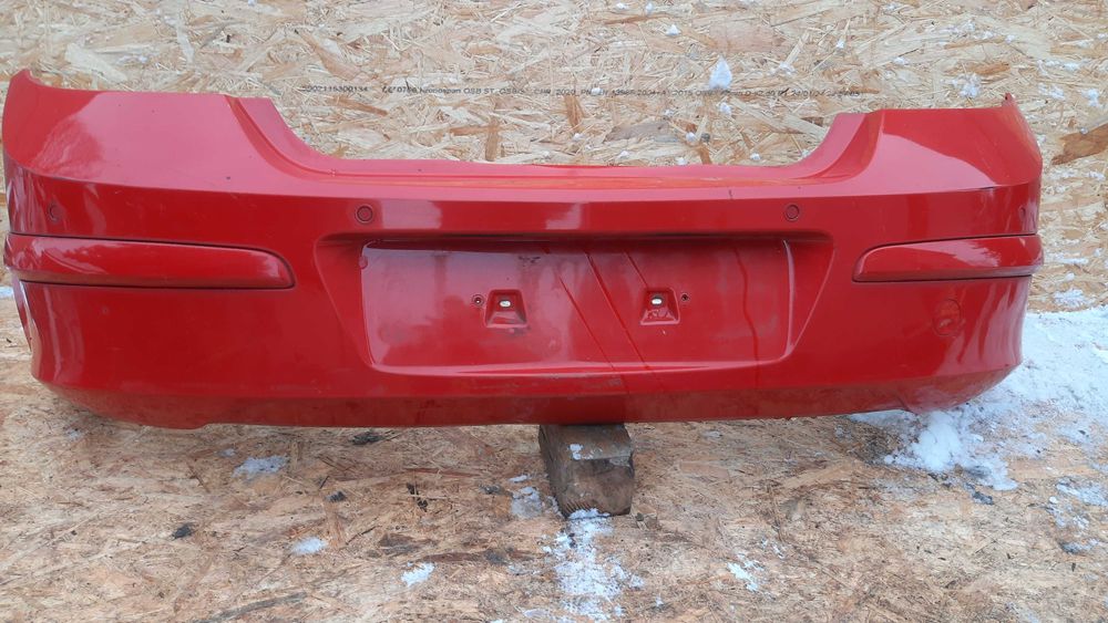 Opel Astra H zderzak tylny tył PDC hatchback CZERWONY 3 i 5 drzwi