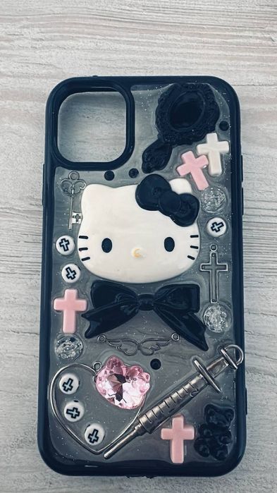 Чехли  для iPhone 11,14 про макс с ангелами,стразами,епоксидной смолой
