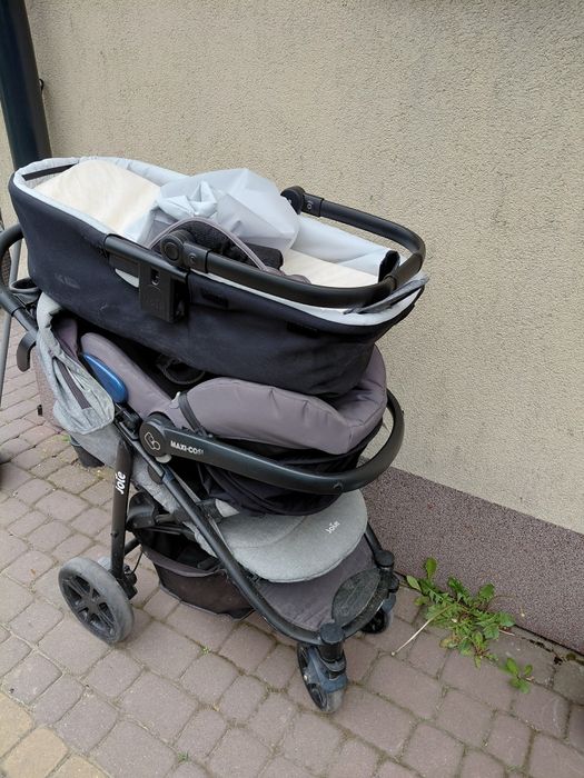 Wozek spacerówka gondola fotelik joie maxi cosi