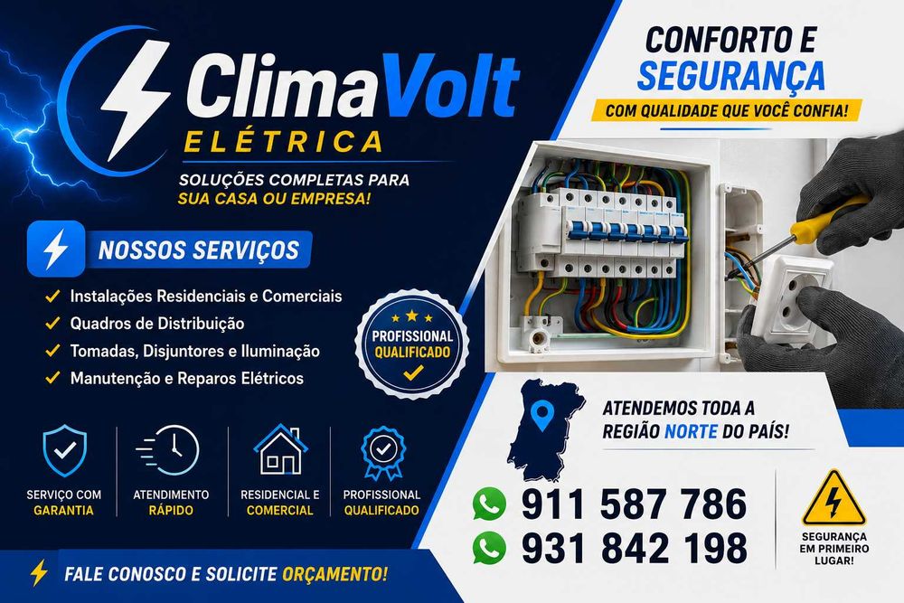 serviços de ar condicionado e elétrica