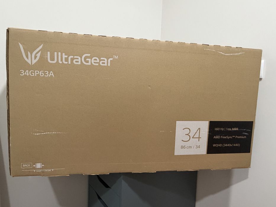 Monitor LG UltraGear 34 curvo