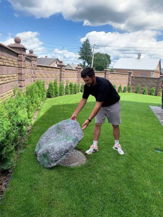 Kamien okładka, dekor