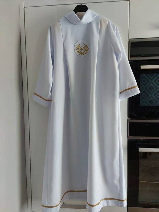 Alba komunijna dla dziewczynki w idealnym stanie. Rozmiar 140.