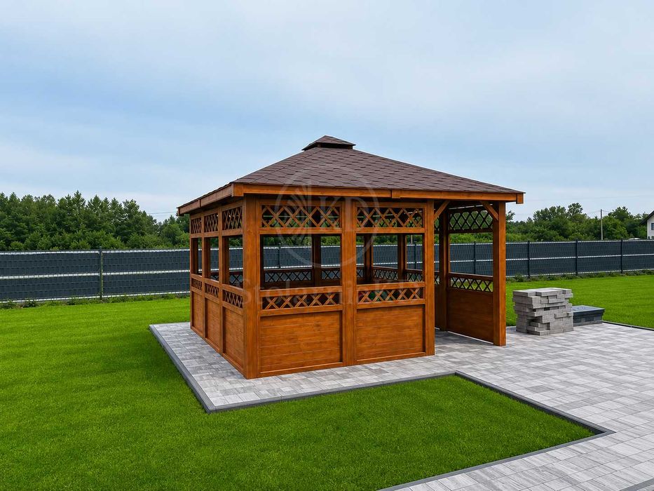 Altana ogrodowa 4x4 | Altanka drewniana | A1 | Producent
