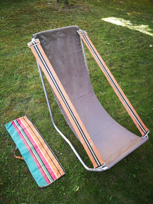 Leżak rozkładany PRL