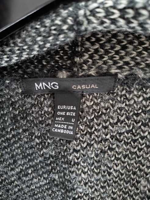 MANGO ciepły sweter kardigan blezer  40 42