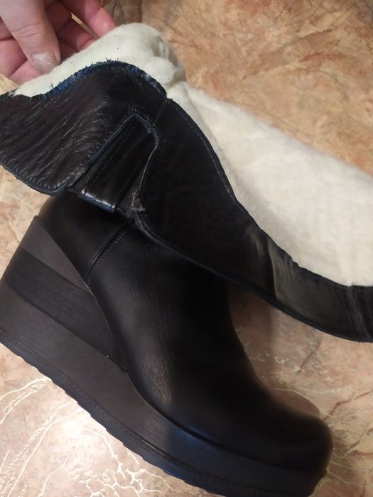 Зимние сапоги на платформе