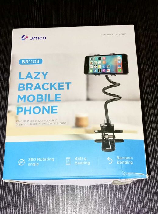 Suporte flexível para telemóvel