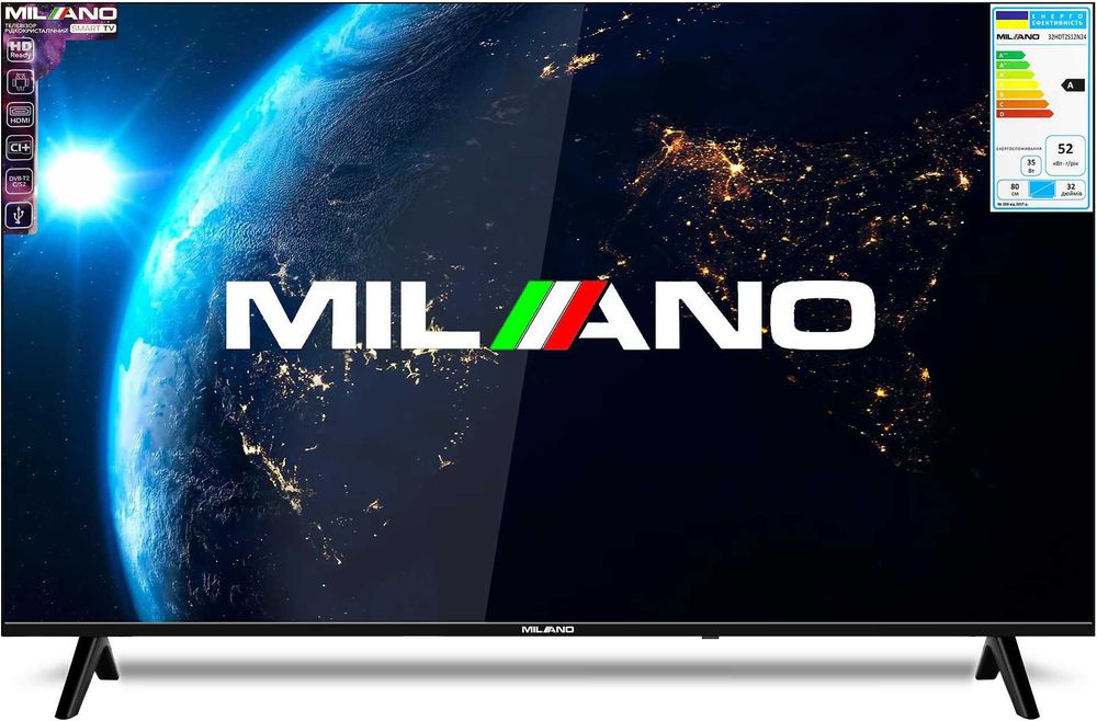 Продам Телевизор MILANO 32HDT2N24 IPS 32