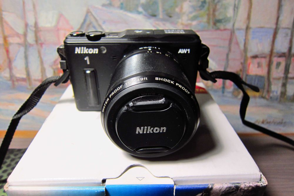 Nikon 1 AW1 komplet jak ze sklepu + 2 dodatkowe akumulatory OKAZJA !!!