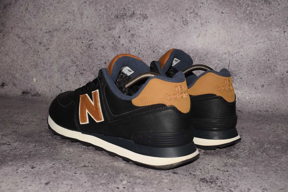 New Balance 574 Leather ( Чоловічі Шкіряні Кросівки Ньюбеланс Кожа 576 990 2002 us uk )