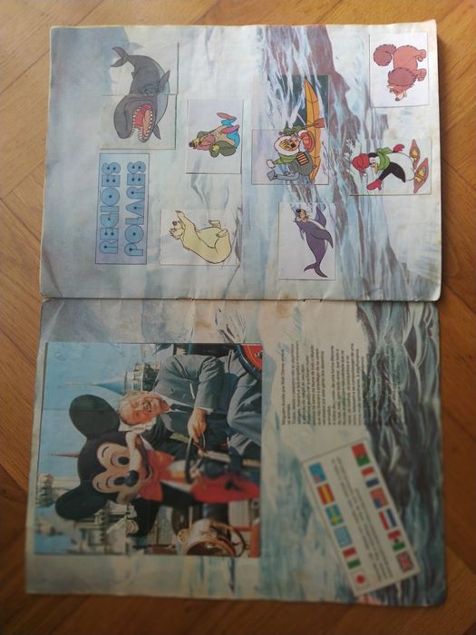 Caderneta de cromos completa "ZOO Disney" de 1981