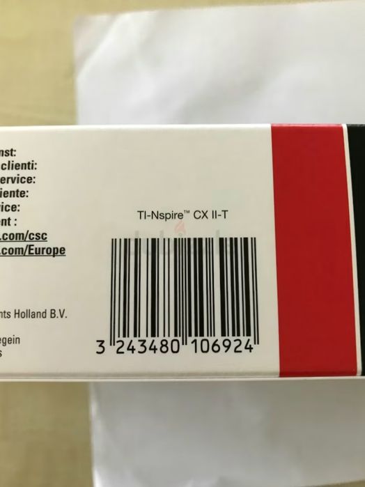 NOVA - Calculadora Gráfica Texas Instruments Ti Nspire CX II-T
C