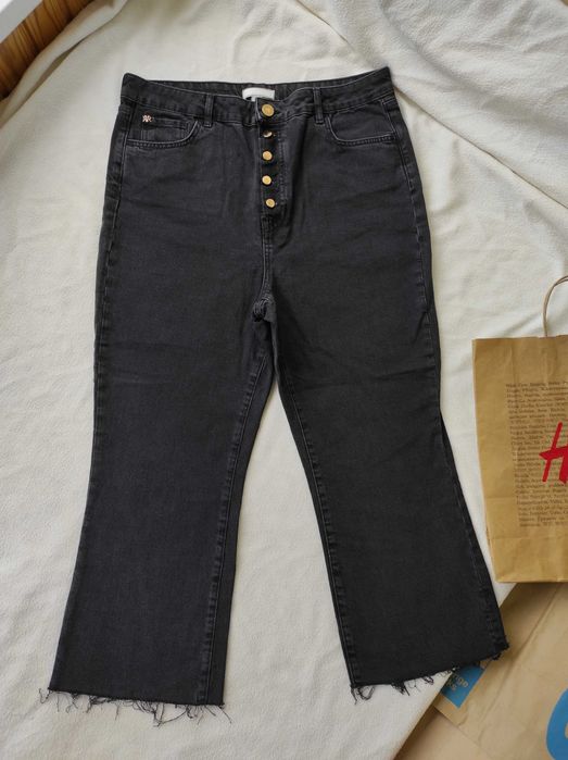 джинсы клёш River island р.uk 18 - 2xl-3xl. большой размер.