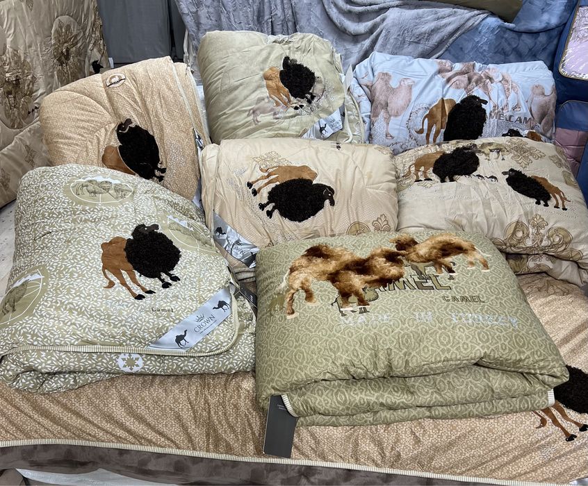 Одеяло из верблюжьей шерсти евро размер 200*230