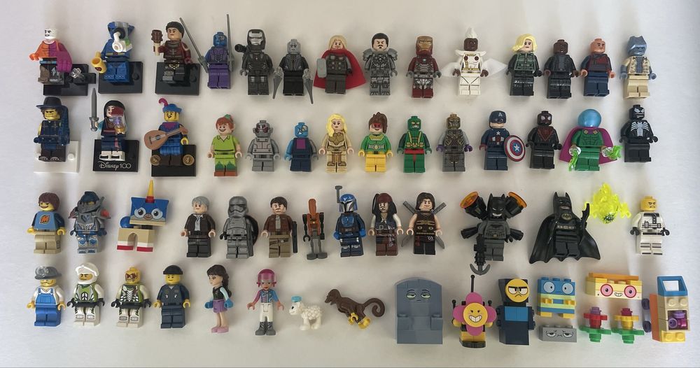 Лего мініфігурки, торси, аксесуари