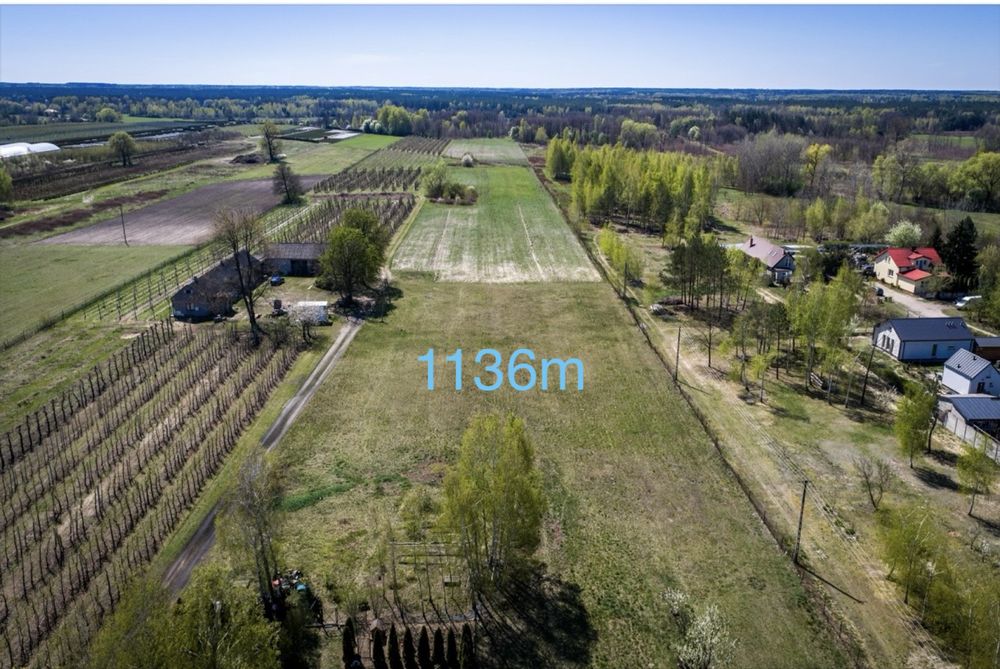 Piękna działka z WZ, 400m od PKP Czarny Las gm. Góra Kalwaria - Widok 2