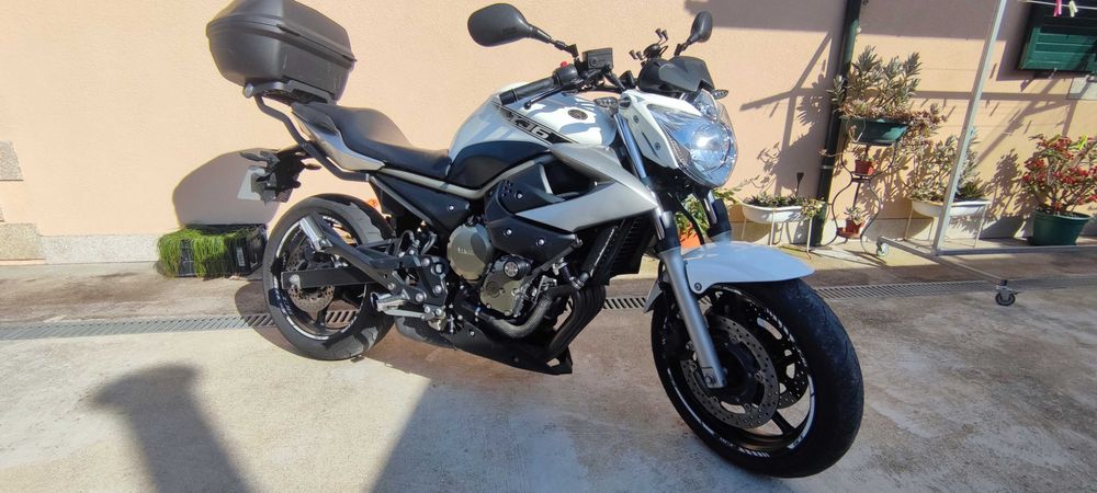 yamaha xj6 branco perola 2010 + top case